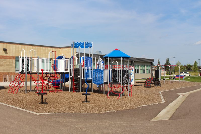 The playground at West Haven School in Leduc. Move to the City of Leduc and discover life here.