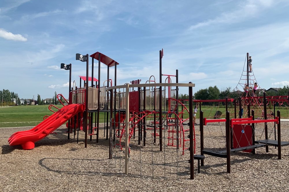 The playground at West Haven School in Leduc. Move to the City of Leduc and discover life here.