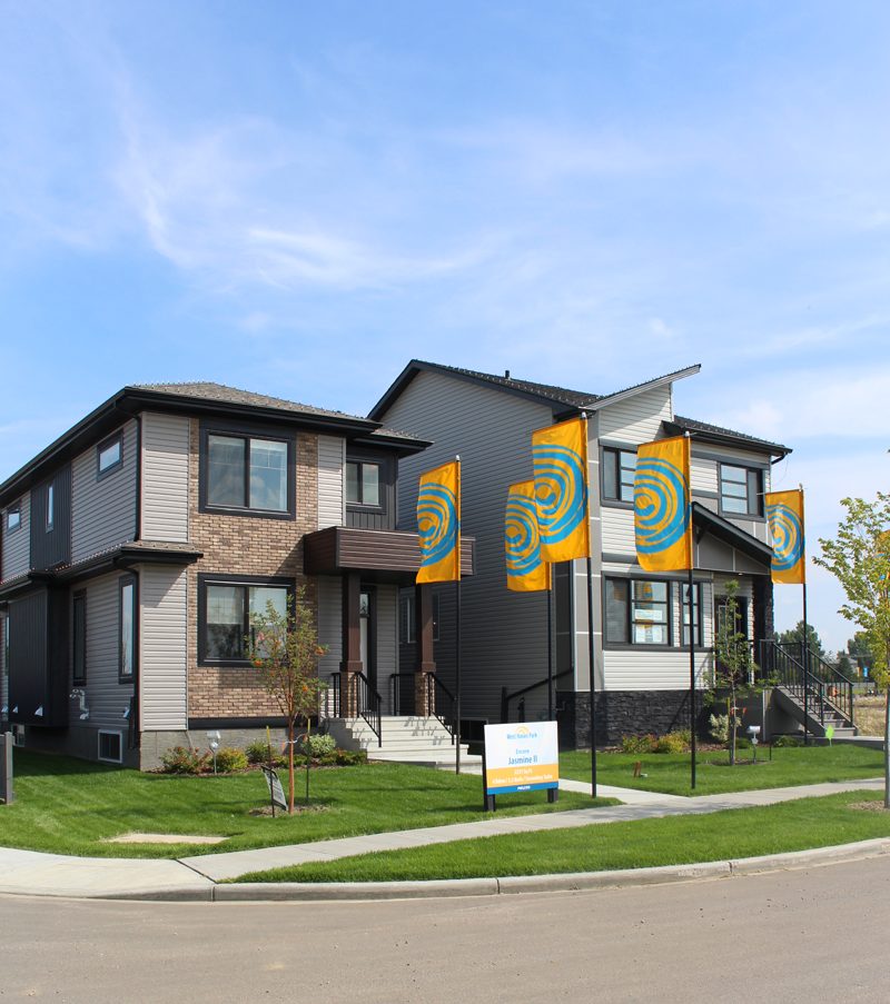 One of the showhome parades located in West Haven Park in Leduc